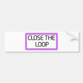 Sluit de Cirkel | Weerbestendige Vinyl Bumpersticker (Voorkant)