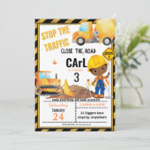 Sluit de Road Birthday Invitation Kaart (Staand voorkant)