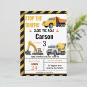 Sluit de Road Different Birthday Invitation Kaart (Staand voorkant)