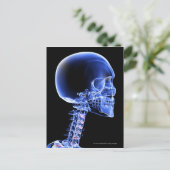 Sluit de röntgenfoto van de botten in de nek briefkaart (Staand voorkant)