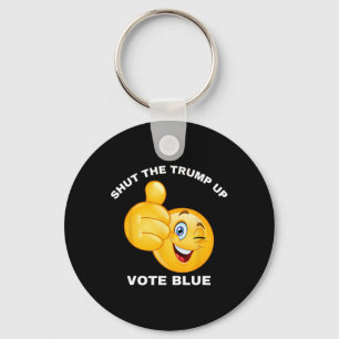 Sluit de Trump Up Vote Blue Herkies Biden Presiden Sleutelhanger
