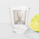 Sluit haar op! - Hillary Clinton Shot Glas (Achterkant)