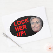 Sluit haar op ovale sticker (Envelop)