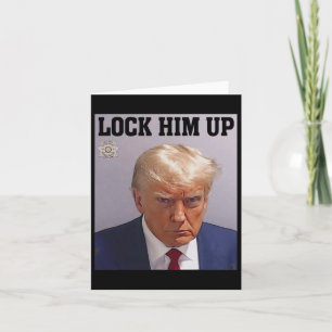 Sluit hem op Donald Trump Mok Shot T S Anti Trump Kaart