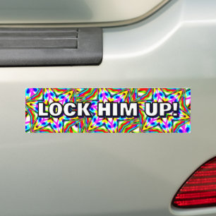 SLUIT HEM OP! (je kan de woorden veranderen) Bumpersticker