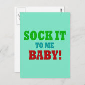 Sluit het aan mij briefkaart (Voorkant / Achterkant)