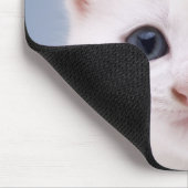 Sluit het afbeelding van een overwegend wit muismat (Hoek)