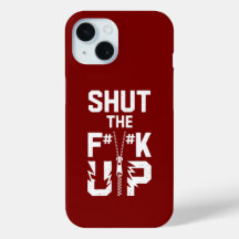 Sluit het F#%K Up Bold Typography iPhone 15 Hoesje