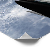 Sluit het uitzicht van de Sluiting die is gedokt Poster (Hoek)