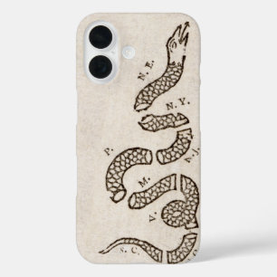 Sluit je aan of sterf Ratelslang: Cartoon Benjamin iPhone 16 Hoesje