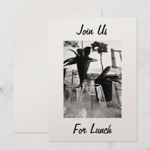 SLUIT JE BIJ ONS AAN VOOR DE LUNCH - UITNODIGING (