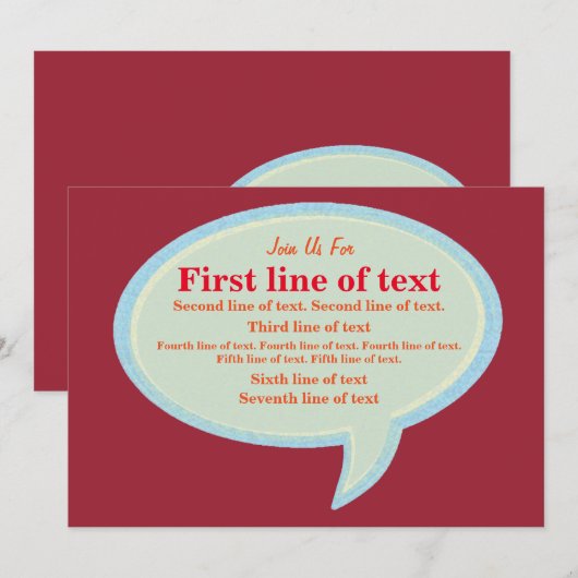 Sluit je bij ons aan voor kaart (Voorkant / Achterkant)