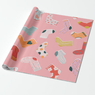 Sluit naadloos patroon aan. Cozy handgetekende car Cadeaupapier