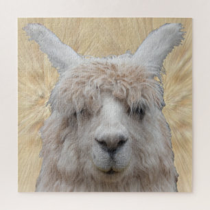Sluit Puzzle af: Alpaca uit Peru Legpuzzel