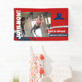 Sluit u nu aan bij de gym-uitwerkingVinylbanner 3' Spandoek (Insitu)