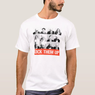 Sluit ze op: medeverdachte Trump Mugshots T-shirt