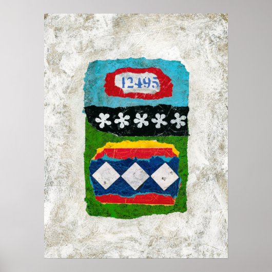 Sluiten Genoeg Poster Wandkunst - Abstracte Kunst (Voorkant)