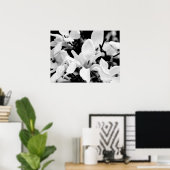 Sluiten Magnolia Blooms Art Poster (Thuiskantoor)