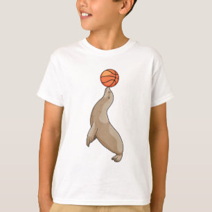 Sluiten met Basketball T-shirt