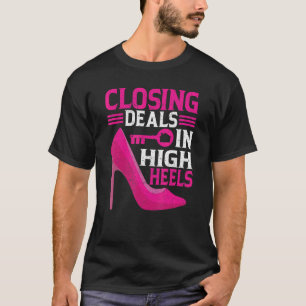 Sluiten van deals in hooggekwalificeerde hypotheek t-shirt