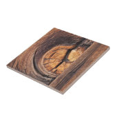 Sluiten van een houten knoop, Californië Tegeltje (Zijkant)