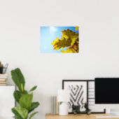 Sluiten van gele kleppen poster (Thuiskantoor)