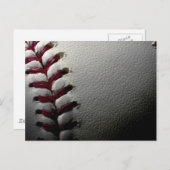 Sluiten van honkbal briefkaart (Voorkant / Achterkant)