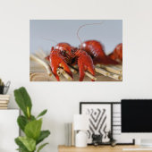 Sluiten van krab op stokken poster (Thuiskantoor)