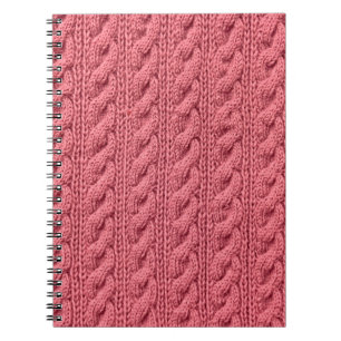 Sluiten van patroon van sweater textuur. notitieboek
