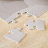 Sluiten van White Rose Petals Legpuzzel (Zijkant)