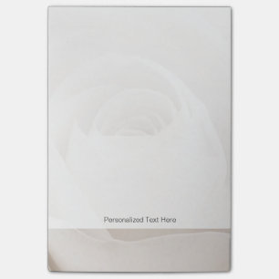 Sluiten van White Rose Petals Post-it® Notes