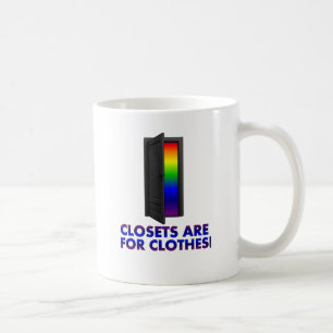 Sluiten zijn voor kleren koffiemok