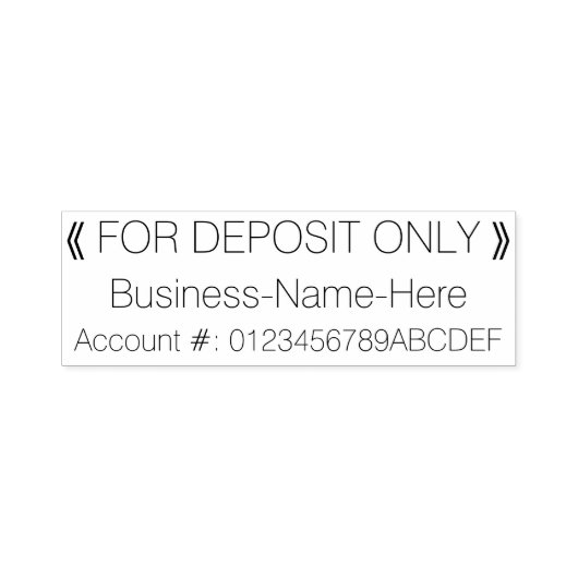 "SLUITEND TER DEPOSITO" + Naam Rubber Stempel (Design)