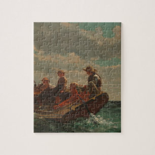 Sluiting (een eerlijke wind) door Winslow Homer Legpuzzel