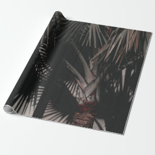 SLUITING FOTOGRAFIE VAN GROENE VERLAAGDE PALM CADEAUPAPIER