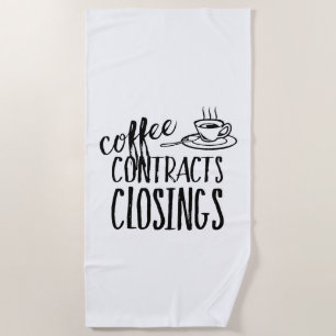 Sluiting van Coffee-contracten voor makelaars in o Strandlaken