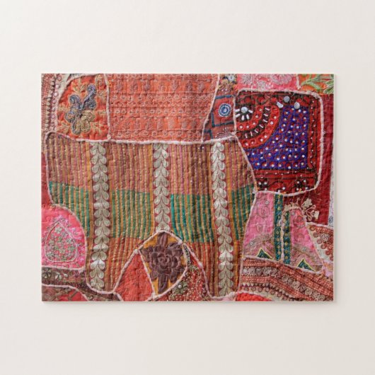 Sluiting van Crazy Quilt - Puzzle Legpuzzel (Horizontaal)