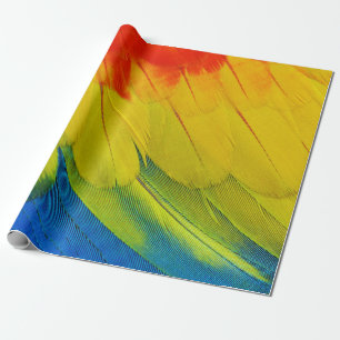 SLUITING VAN DE AMAZINGELIGE KLEURENDE VEREN VAN A CADEAUPAPIER