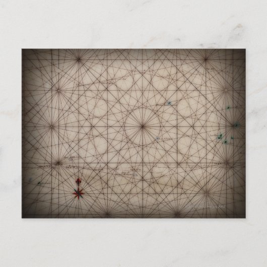 Sluiting van de antiek kaart (Voorkant)