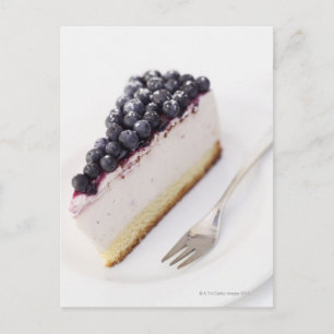 Sluiting van de "blueberry"-kaascake briefkaart