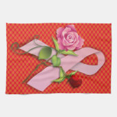 Sluiting van de borstkankeroverlevende theedoek (Horizontaal)