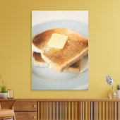 Sluiting van de boter op bord canvas afdruk (Insitu (Woonkamer))