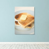 Sluiting van de boter op bord canvas afdruk (Insitu (Houten vloer))