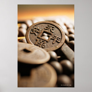 Sluiting van de Chinese munt Poster