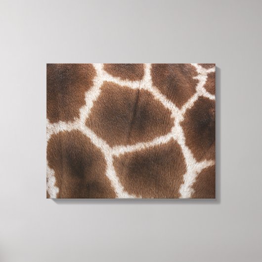 Sluiting van de Giraffe Huid Canvas Afdruk (Voorkant)