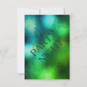 Sluiting van de gladde club van de nacht kaart (Achterkant)