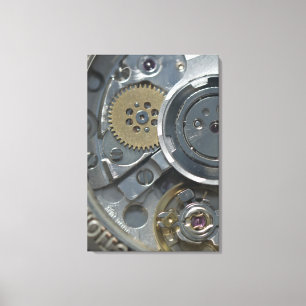 Sluiting van de horlogeuitrusting canvas afdruk