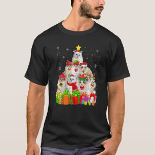 Sluiting van de kerstkeukenkat Ragdoll Cat Xmas T-shirt