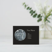 SLUITING VAN DE KNIGHTS TEMPLAR MONOGRAM crème Visitekaartje (Staand voorkant)