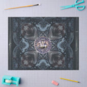 SLUITING VAN DE KNIGHTS-TEMPLAR OP IRON CROSS Blac Tissuepapier (Craft)